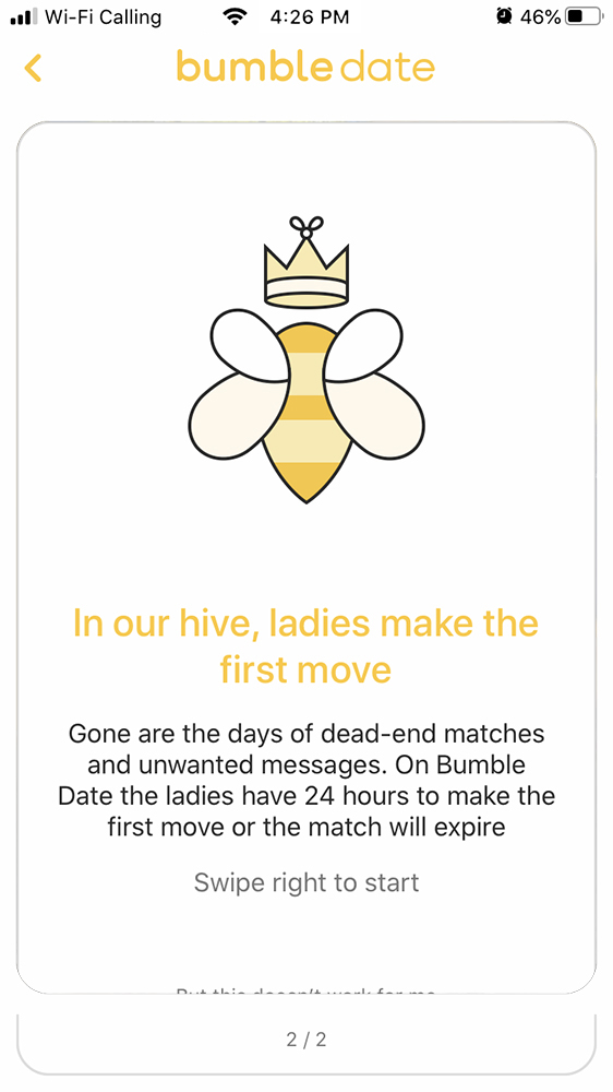 how to create a dating app swipe coding bumble
