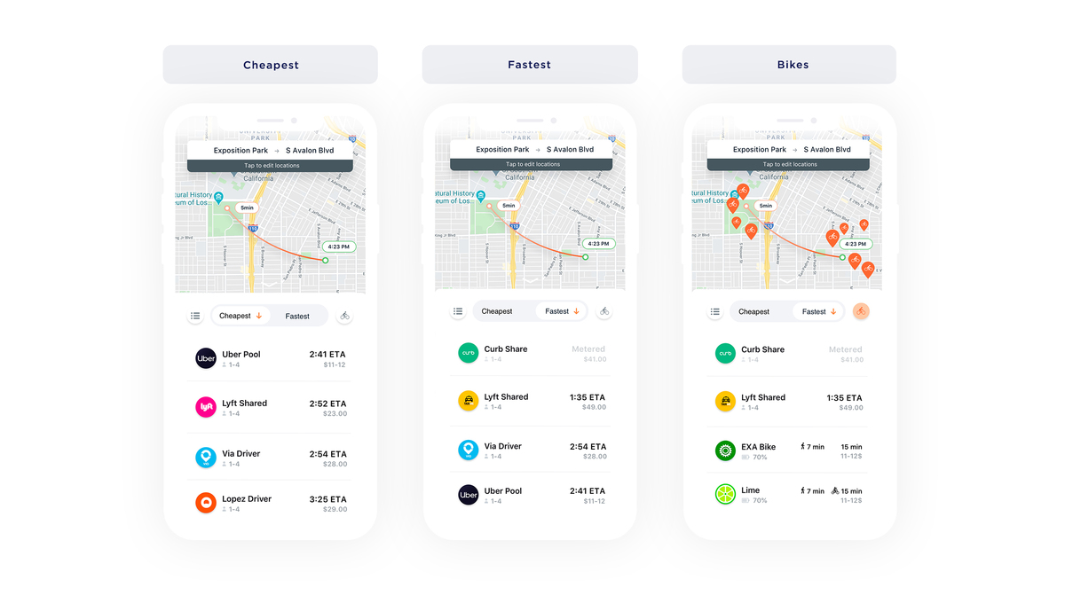 rideshare companies bellhop app