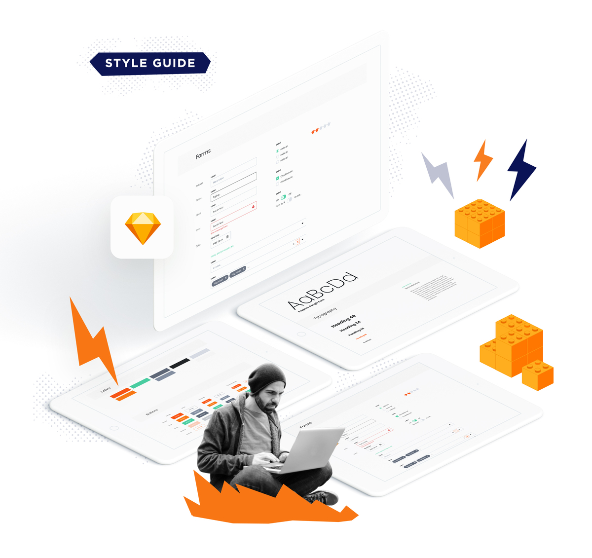 what is ui design style guide example