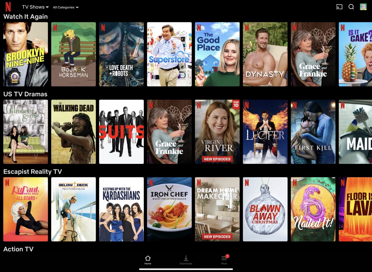 digital transformation netflix example screenshot