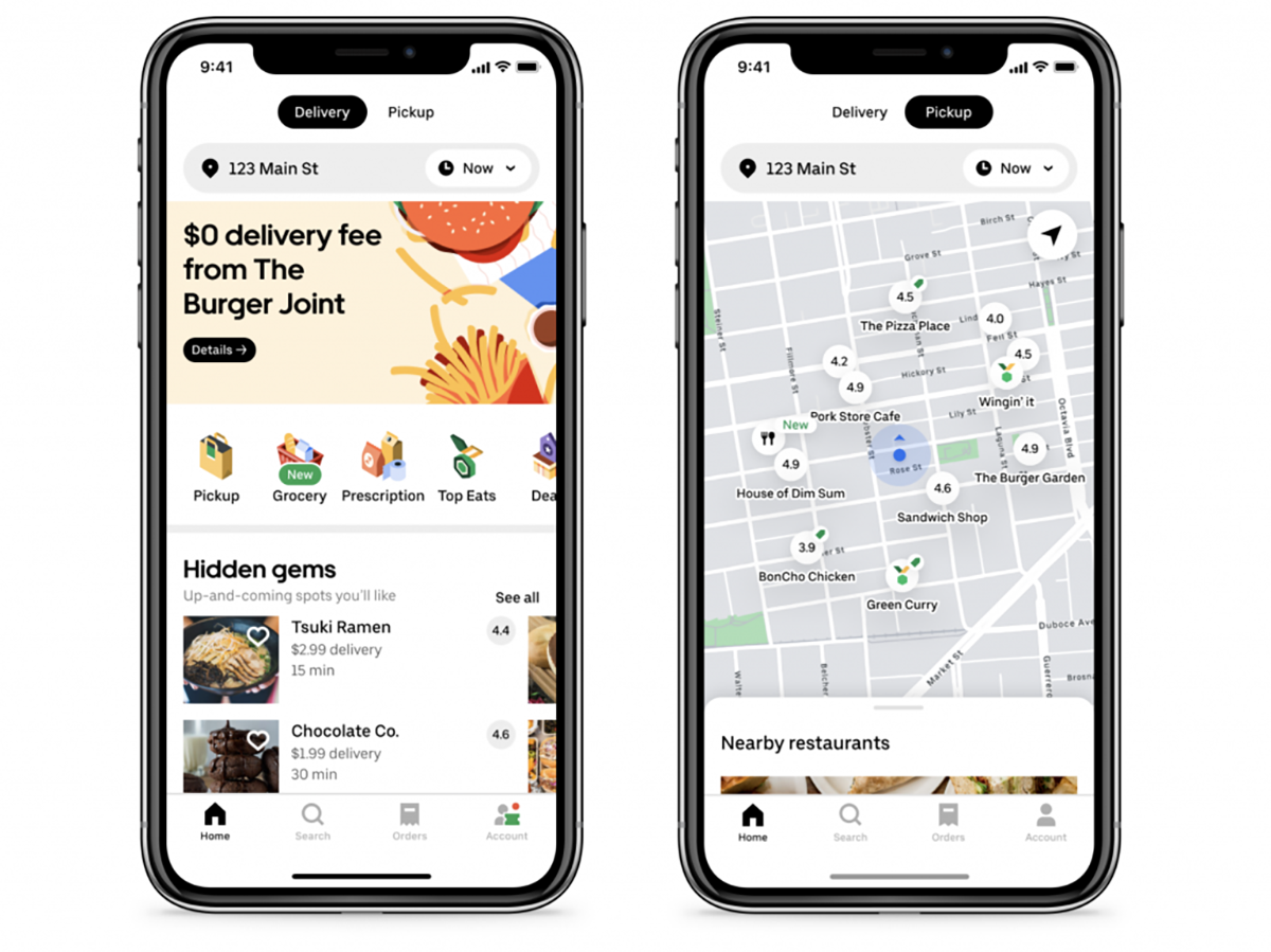 react native ubereats app example