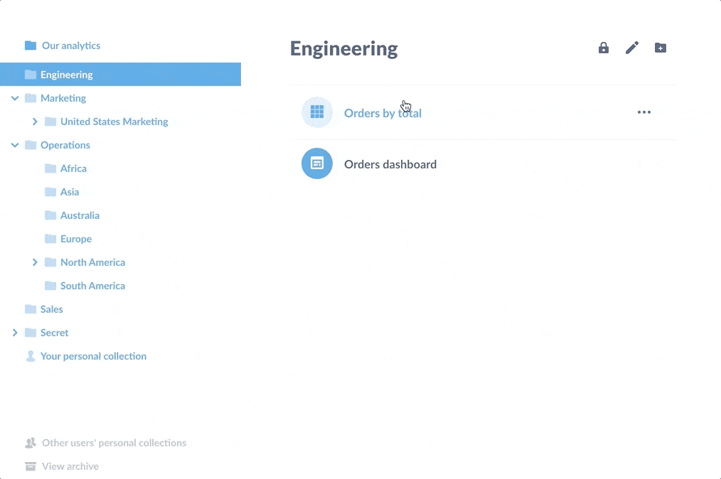 metabase drag and drop feature
