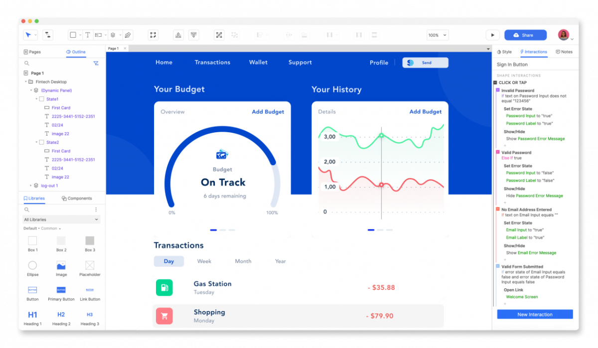 ui ux axure studio tool
