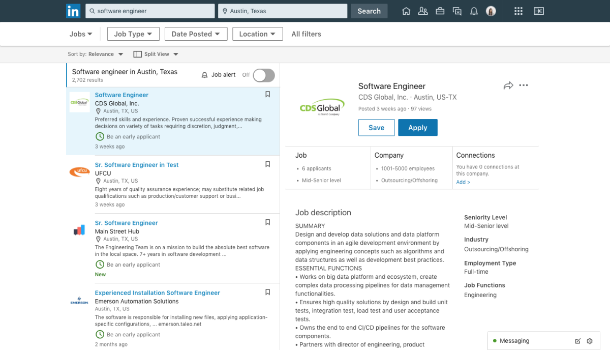 talent management online job platform linkedin