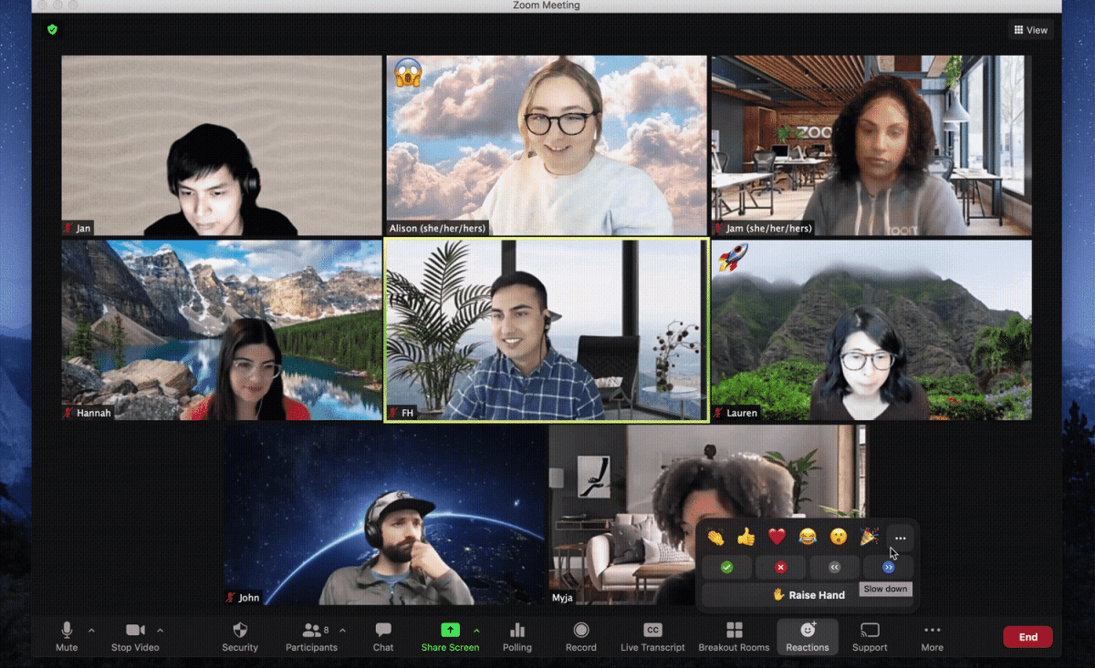 talent management zoom meeting
