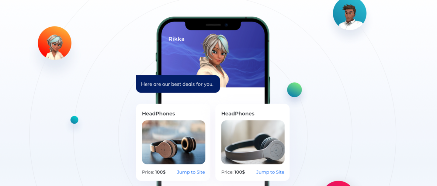 A smartphone with Virbe app