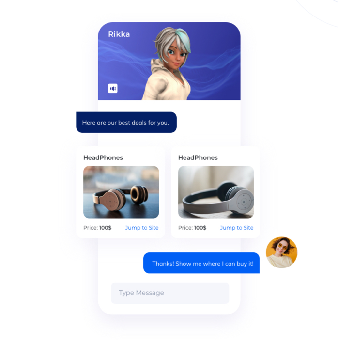 Virbe app screenshot
