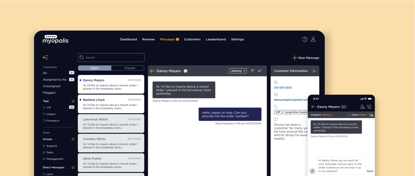 Myopolis app screenshot