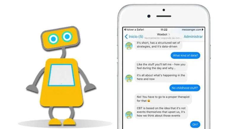 artificial intelligence help woebot